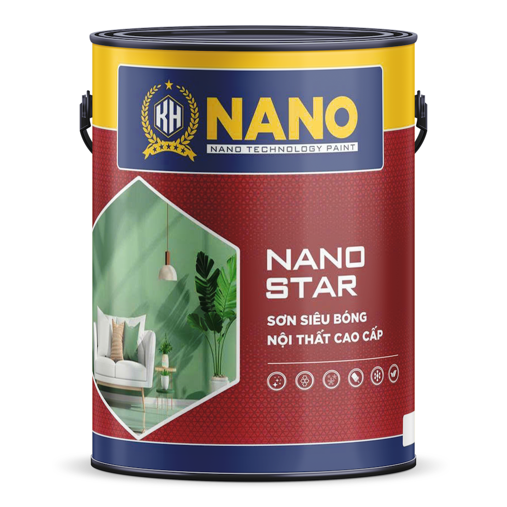 Sơn siêu bóng nội thất cao cấp NANO STAR